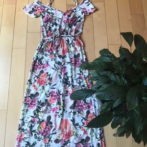Boohoo Floral Maxi Dress